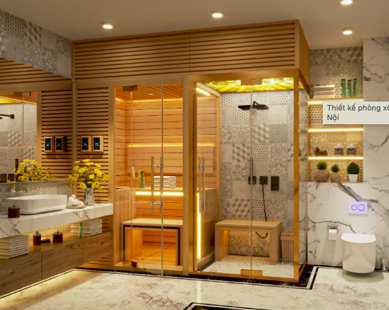 Xu Hướng Thiết Kế Phòng Xông Hơi 2025 – Tối Ưu Diện Tích & Thiết Bị